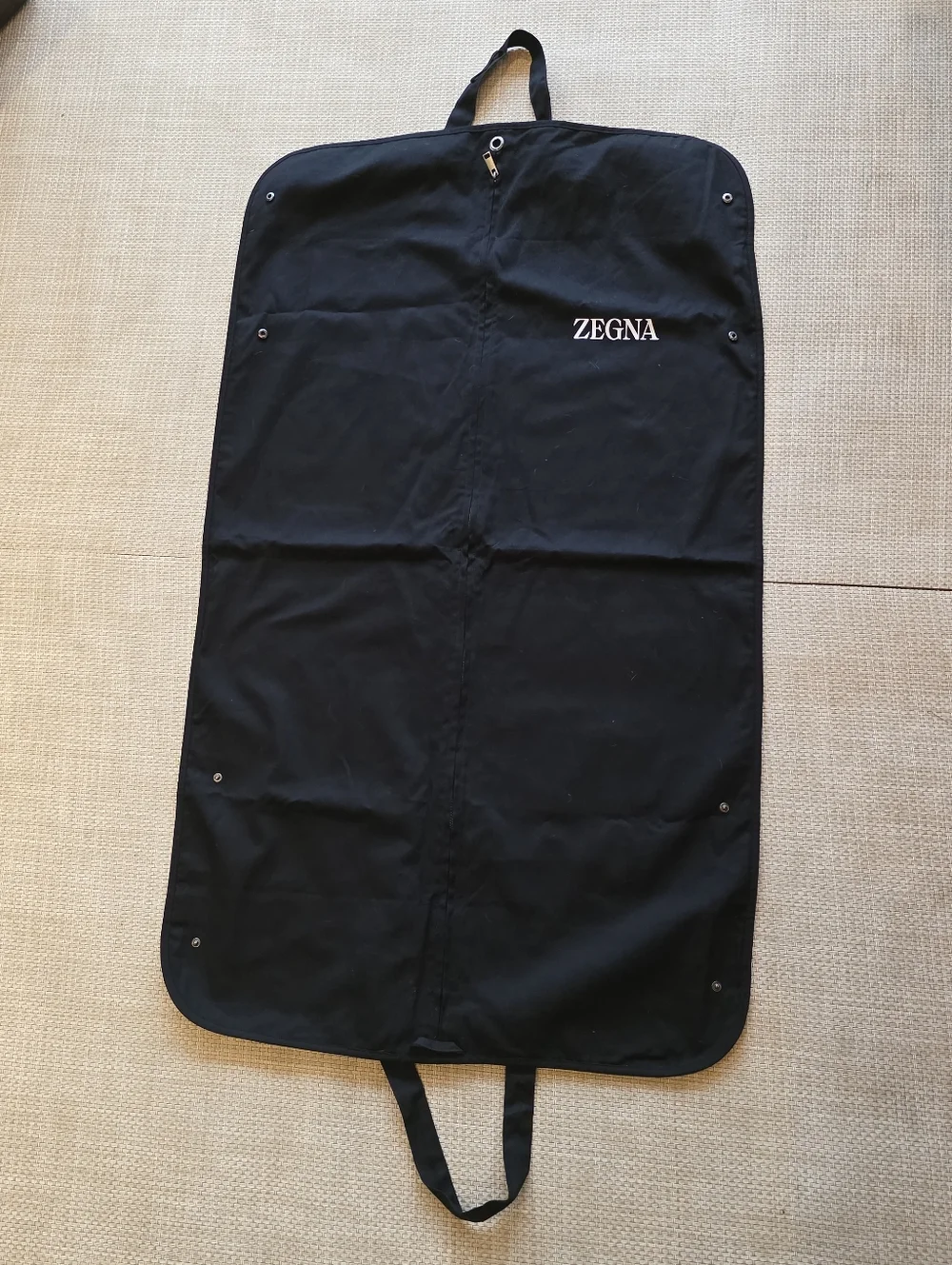 Ermenegildo Zegna Black Garment Bag Travel Suit Carrier Large